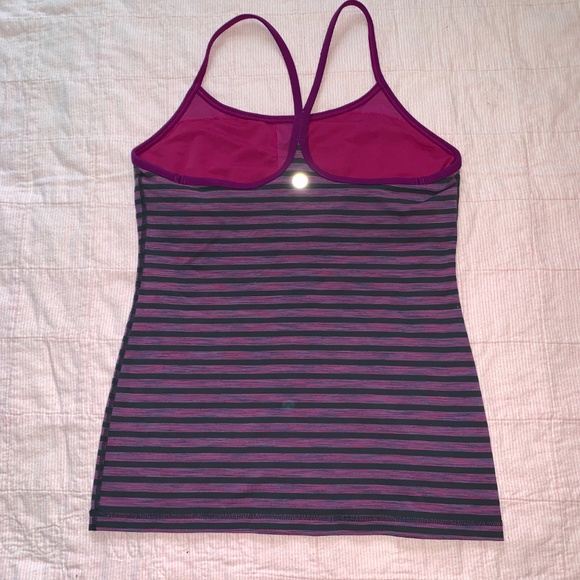 Lululemon Power Y Tank Luon - Sz 4 - Picture 2 of 2